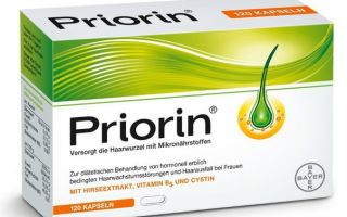 Приорин — витамины для волос
