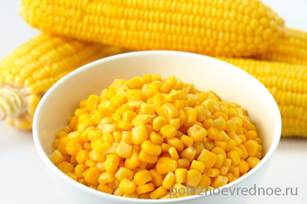 Консервированная кукуруза — польза, калорийность, вред, рецепты