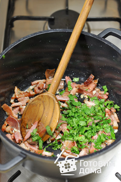 Карбонара с беконом и сливками — рецепт пошагово с фото